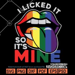 I licked it so its mine SVG