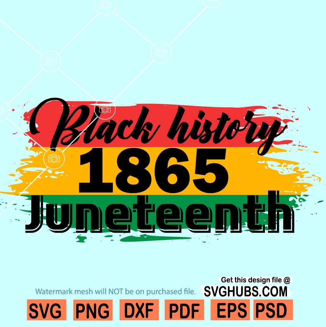 Juneteenth 1865 Svg