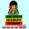 Juneteenth svg kids