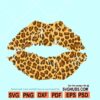 Leopard Print Lips Svg