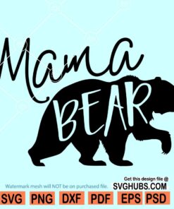 Mama bear SVG
