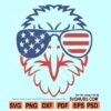 Patriotic Eagle With Sunglasses SVG