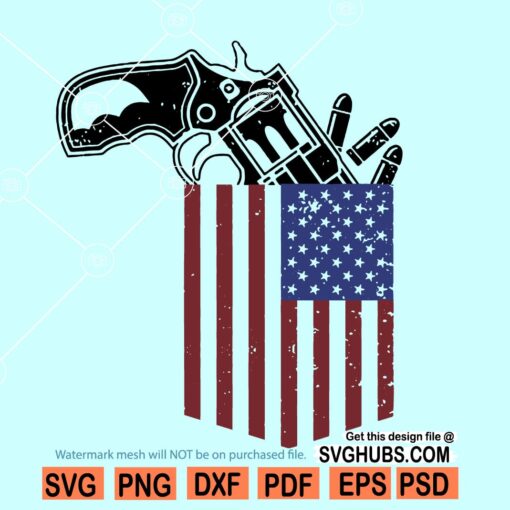 Patriotic Flag Pocket SVG