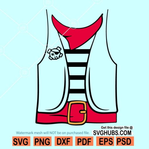 Pirate shirt SVG