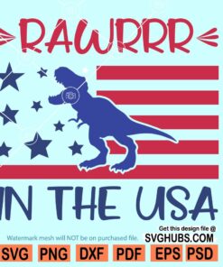 Rawr in the USA svg