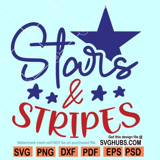Stars and stripes SVG
