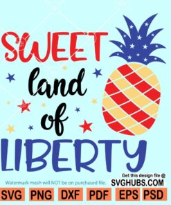 Sweet land of liberty svg