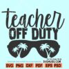 Teacher off duty SVG