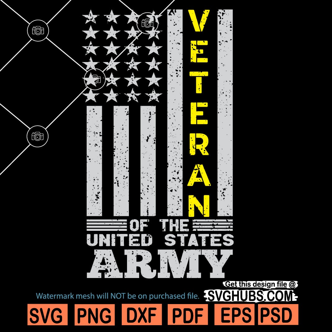 Download Veteran Of The United States Svg Veterans Day Svg Veteran Flag Svg Svg Hubs