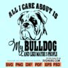 All I Care About is My Dog svg
