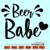 Beer babe SVG