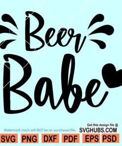 Beer babe SVG