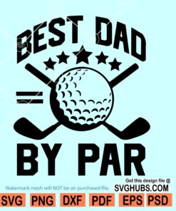 Best dad by par SVG