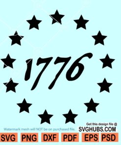 Betsy Ross 1776 SVG