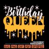 Birthday Queen Drip SVG