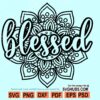 Blessed Mandala SVG