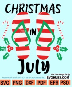 Christmas in July SVG