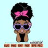 Cute Afro Girl Svg