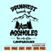 Drunkest bunch campground SVG