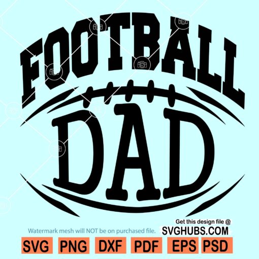 Football Dad Svg