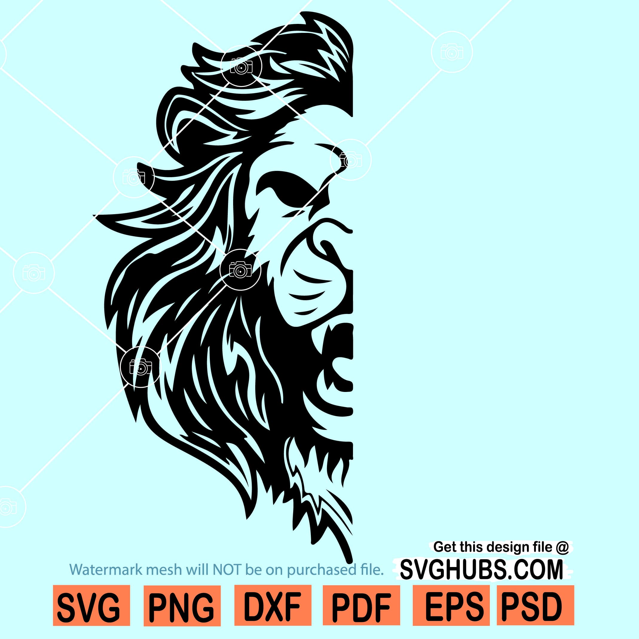 Free Free 238 Lion Head Svg Free SVG PNG EPS DXF File