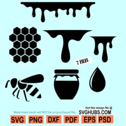 Honey bee svg bundle