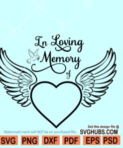 In loving memory SVG