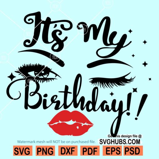 Its my birthday SVG