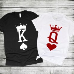 King of Spades and Queen of hearts Svg