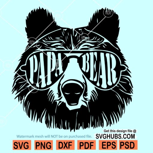 Papa bear svg