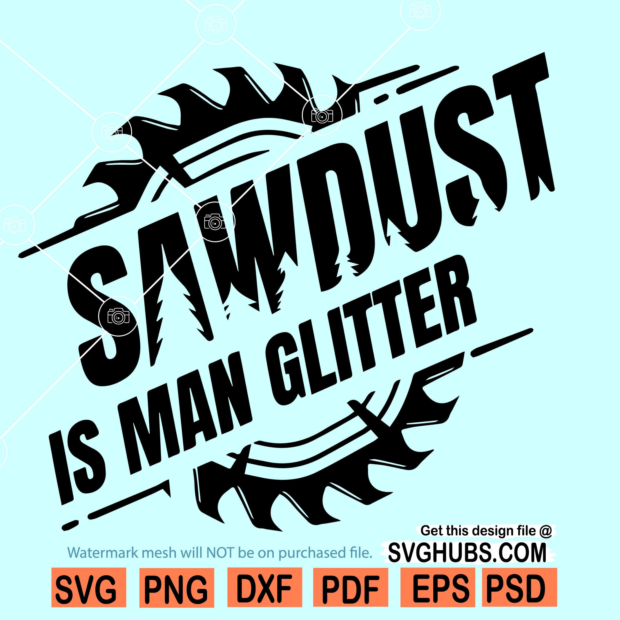 Chainsaw Design SVG PNG DXF EPS PDF