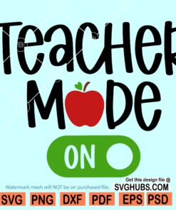 Teacher mode on SVG