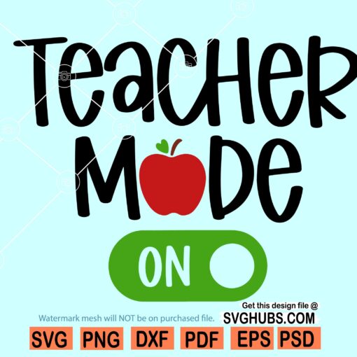 Teacher mode on SVG