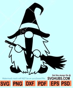 Witch gnome SVG