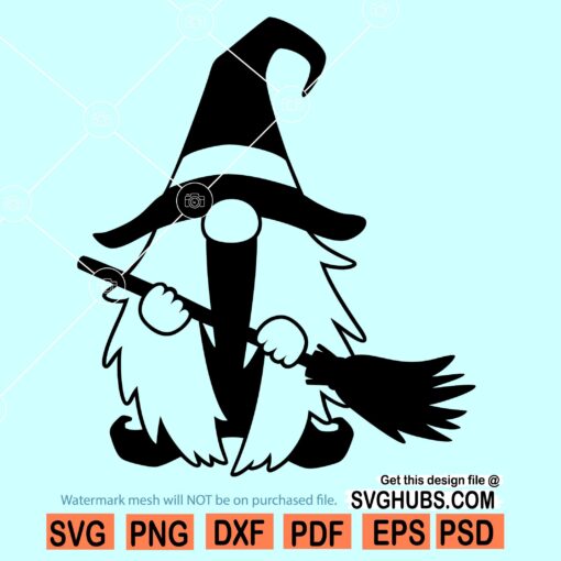 Witch gnome SVG