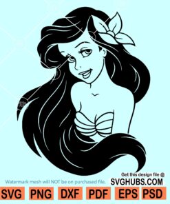 Ariel The Little Mermaid SVG