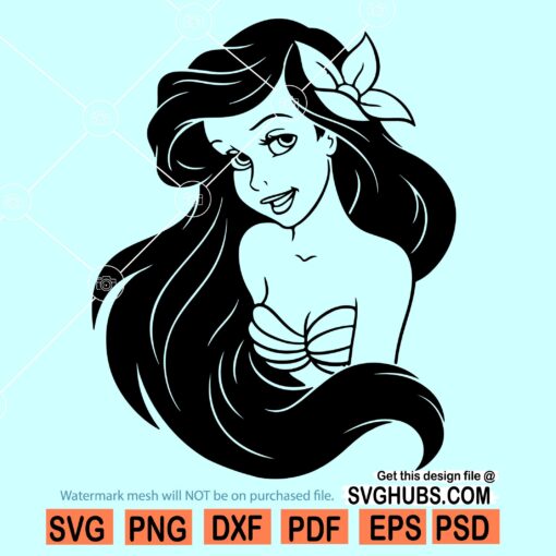 Ariel The Little Mermaid SVG