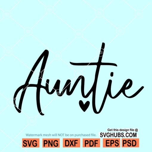 Auntie svg file