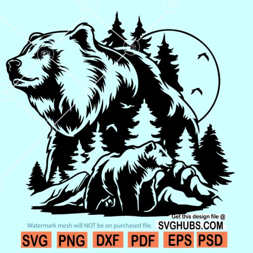 Bear SVG File