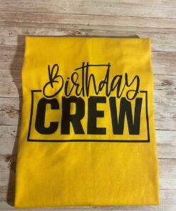 Birthday Crew SVG file