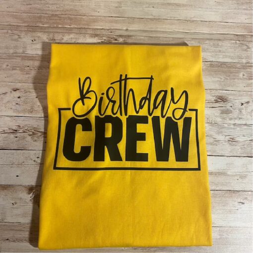 Birthday Crew SVG file