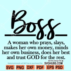 Boss definition SVG