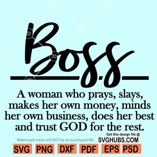 Boss definition SVG