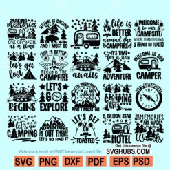 Camping SVG bundle