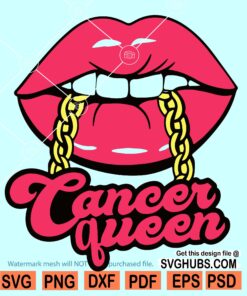 Cancer Queen SVG