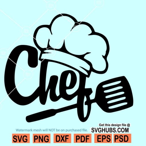 Chef svg cut file