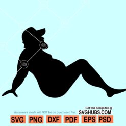 Chubby trucker guy SVG
