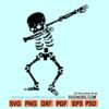 Dabbing skeleton SVG