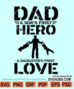 Dad first hero SVG