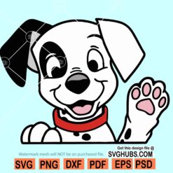 Dalmatian dog svg